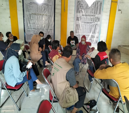 Gambar brainstorming pemuda-pemudi Desa Benteng